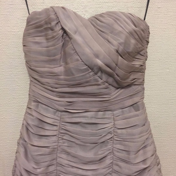 NEW H&M Gorgeous Sweetheart Strapless Beige Sz 2 - Picture 6 of 7